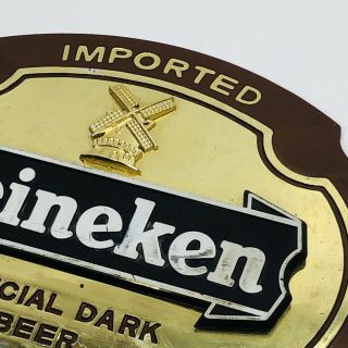 Vintage Heineken Imported Special Dark Beer Windmill Sign 11 x 8.  5 