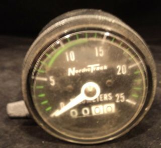 Nordic Track Dial Kilometer Speedometer Vintage From Older 505 Model Ski Machine