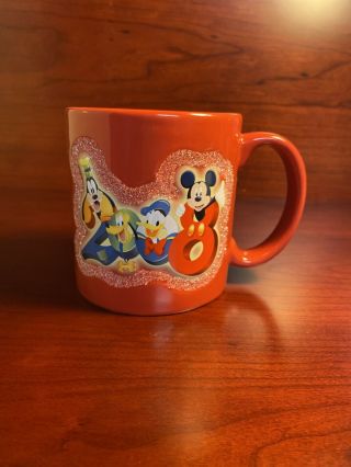 2008 Disney Parks Mug Disneyland Red Collectible And Vintage