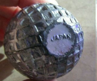 Older Silver Colored Golf Ball Shaped Lighter Only Markings are Made in Japan 3