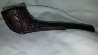 Vintage Estate Imported Briar Tobacco Smoking Pipe Made In Italy