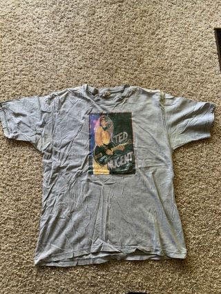 Ted Nugent 70’s Vintage Iron - On Art T Shirt 2