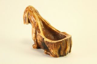 Vintage Comoy ' s of London Dachshund Dog Figurine Tobacco Pipe Stand Holder Resin 3