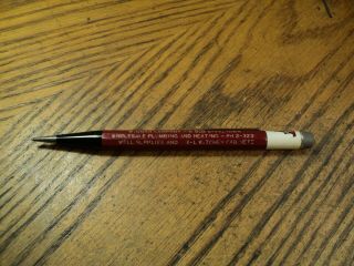 Vintage Autopoint Mechanical Pencil Advertising Wigman Company Sioux City Iowa
