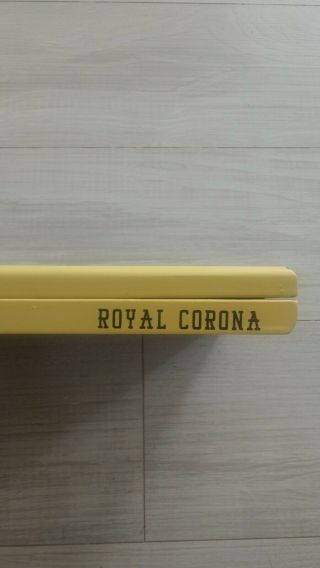 La Instructora Royal Corona Empty Wood Cigar Box UNIQUE BOX 2