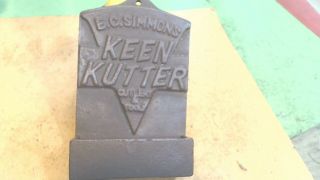 Vintage - " Keen Kutter " Match Holder - Cast Iron
