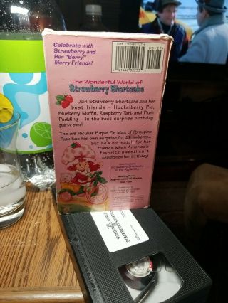 Vintage VHS The Wonderful World of Strawberry Shortcake 2
