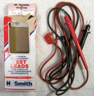 Vintage Hh Smith Multimeter Meter Test Leads 685 P