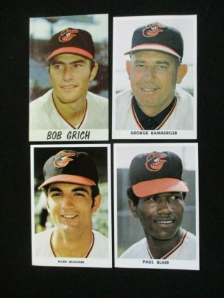 Vintage 1971 Baltimore Orioles Team Issue Photo Card Set (32) Brooks Robinson 2