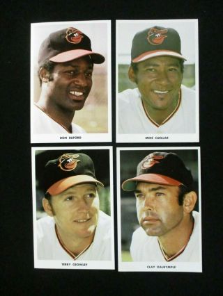Vintage 1971 Baltimore Orioles Team Issue Photo Card Set (32) Brooks Robinson 3