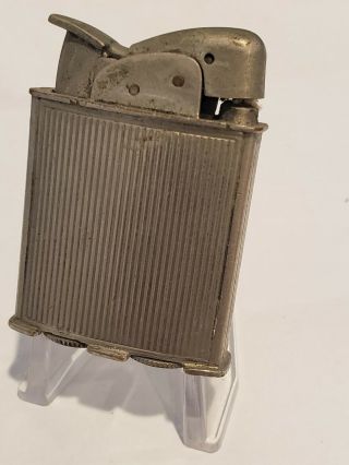 Vintage EVANS Spitfire Art Deco Cigarette Lighter 1940 ' s - 1950 ' s Engine Turned 2