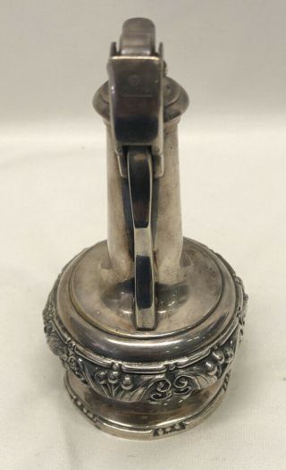 Ronson Decanter Art Deco Silver Metal Cigarette Lighter VINTAGE V1 3