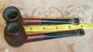 Vintage Tobacco Pipe.  Two Old Pipes.  Barling 3225 And An Unbranded One