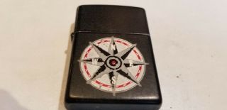 Zippo Cigarette Lighter Marlboro North South Compass 1998