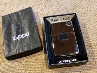 Zippo Lighter Ace Of Spades