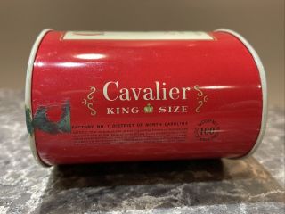 Vintage Cavalier King Size Cigarettes Tobacco Tin (Cond) 3