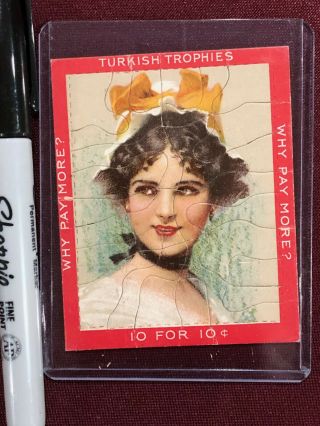 Turkish Trophies Puzzle Tobacco Card