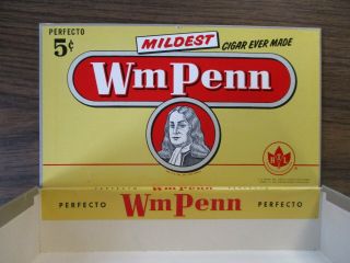 Vintage Wm Penn Perfecto Cigar Box 3