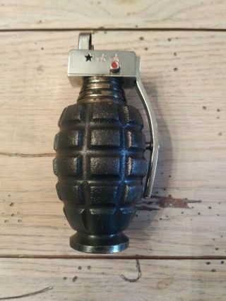 Vintage Combat Hand Grenade Cigar Lighter Novelty Cigarette Lighter
