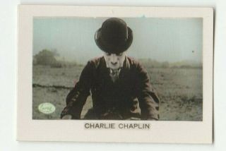 Charlie Chaplin Card 305 Real Film Photos Hand - Colored Orami Dresden 1932