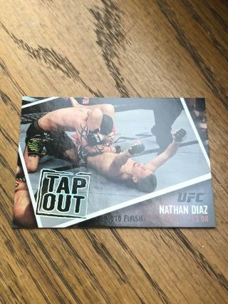 Ufc Topps 2009 Round 2 Rare Nate Diaz Onyx 03/88 Photo Finish Tap Out Pf - 17