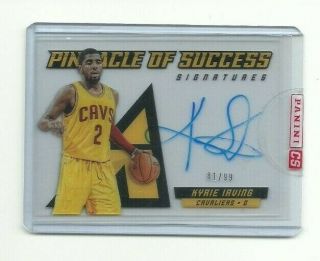 Kyrie Irving 2013 Pinnacle Of Success Auto Autograph Card 81/99