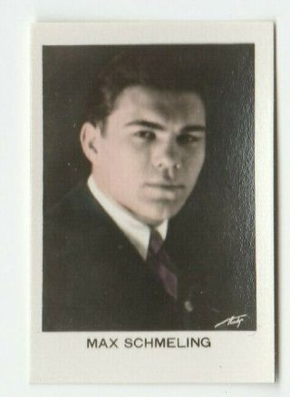 Max Schmeling Card 312 Real Film Photos Hand - Colored Orami Dresden 1932