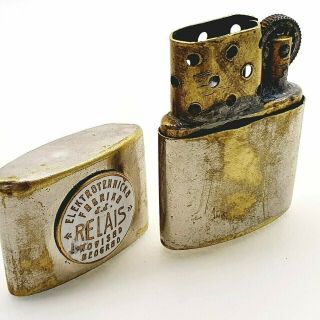 Vintage Brass Petrol Cigarette Lighter 1930 