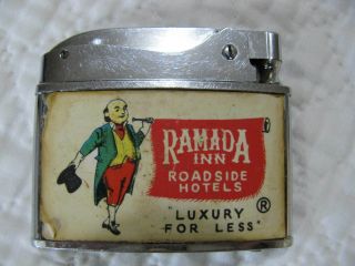Daco Automatic Deluxe Japan Advertising Ramada Inn Lighter Vintage