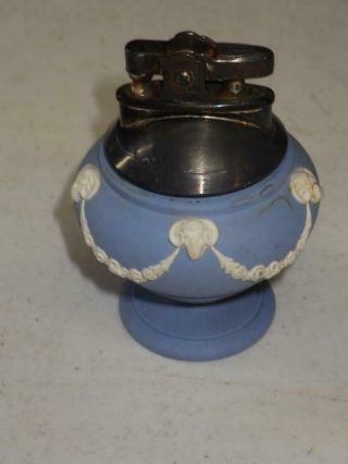 Vintage 1959 Wedgwood Ronson Cigarette Lighter Pottery Rondelight