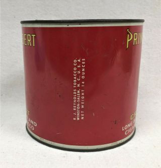 Vintage Prince Albert Pipe & Cigarette Tobacco Round 14 oz TIN CAN Antique 3