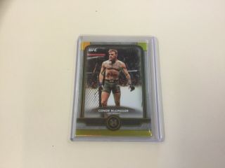 Conor Mcgregor 2019 Topps Ufc Museum Gold Base Parallel 27/75