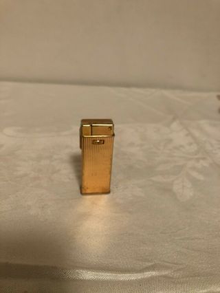 Vintage Zaima Cristo Lighter Gold Tone