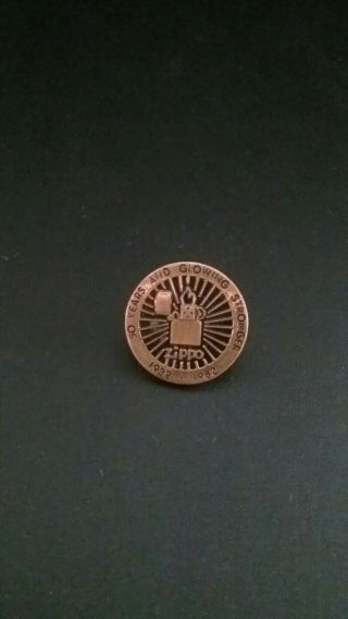Vintage Zippo Pin 50 Year Anniversary Pin