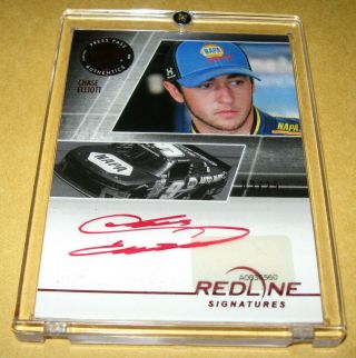 Chase Elliott 2014 Press Pass Red Line Signature Autograph Card Red 03/25 Rs - Ce2