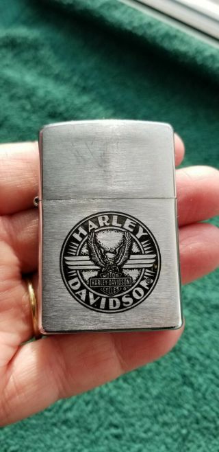 Zippo Harley Davidson Lighter,  Made In Bradford,  Pa