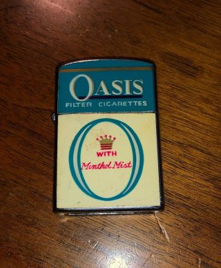 Vintage Continental Oasis Filter Cigarettes Lighter Advertisement