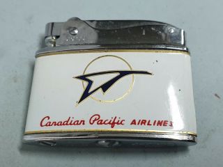 Antique Cigarette Lighter Dragon Automatic Advertising Canadian Pacific Airlines