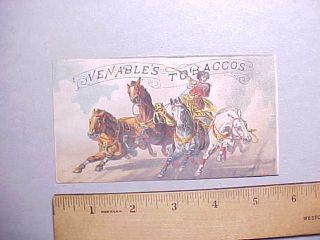 1880s Adrian Michigan Trade Card For Venable 