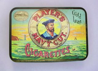 Vintage Player’s Navy Cut Cigarettes Tin