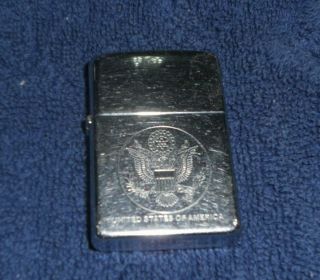 Zippo Lighter United States Of America 1989 Us Made In Bradford Pa