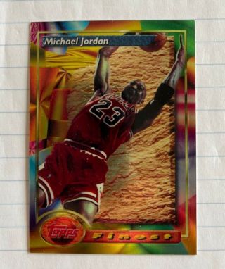 Rare 1993/94 Topps Finest Michael Jordan 1 Gem Flawless Psa 10??