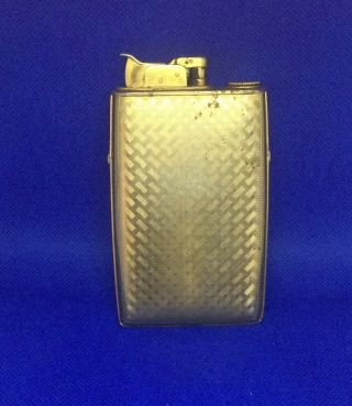 Vintage Evans art deco lighter and cigarette case combo “Trig - A - Lite” Pat.  80179 2