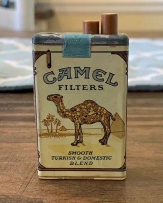Vintage Camel Filter Cigarette Pack Butane Lighter -