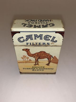 Vintage Camel Filters Hard Pack Cigarette Lighter Flip Top Empty