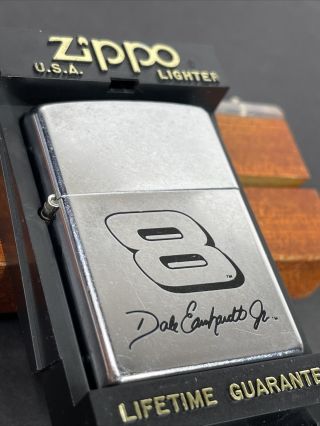 Vintage Zippo Lighter Dale Earnhardt Jr 8 Racing - Rare Piece