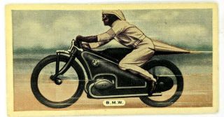 Bmw Motorcycle Ardath Tobacco Cigarette Trade Card Speed No.  40 State Express