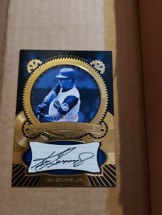 Ken Griffey Jr.  2004 Upper Deck Etched In Time Auto 328/1625 Reds Mariners Hof