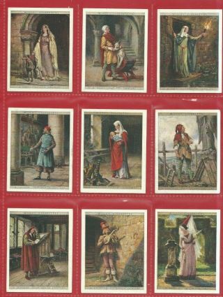ENGLISH PERIOD COSTUMES - WD & HO WILLS - 1927 LARGE CIGARETTE CARD SET (RV12) 2