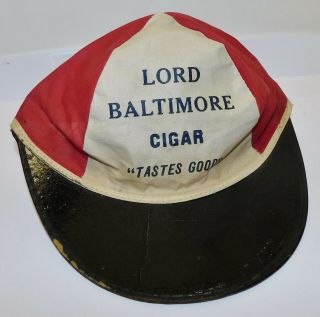 Vintage Lord Baltimore Cigars Advertising Cap Hat